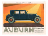 Aubern  Magazine Advertisement  USA  1926