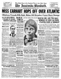 The Anaconda Standard  June 18  1928: Miss Earhart Hops Off Over Atlantic
