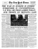 New York Times  May 8  1945: The War in Europe is Ended!