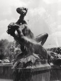Statue of the Fountain of the Naiads or of Acqua Marcia in Piazza Della Repubblica in Rome