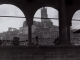 View of the Cathedral and the Bell Tower from an Open Gallery  Siena