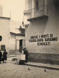 Threatening Writing on the Wall of a House