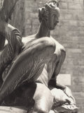 Nereid  Statue in the Neptune Fountain  Piazza Della Signoria  Florence