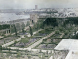 Garden Inside the Walls of the Oudaia Kasbah and a View of Rabat  Morocco
