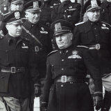 Mussolini at a Military Parade