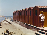 Red Bathing-Huts