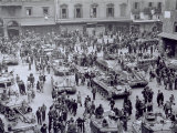 Polish Allied Troops Fraternize with Citizens During Liberation  Piazza Del Nettuno  Bologna  1945