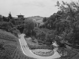 Panorama of the Hills around Bologna Seen from the Credito Italiano Building
