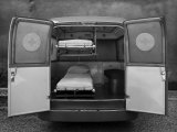 Interior of a Red Cross Ambulance