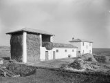 Farm House on the Pianura Padana  During the Reclamation Consortium in the Sillaro River Valley