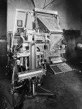 Printing Machine in the Editorial Office of the Daily Newspaper L'Avvenire D'Italia