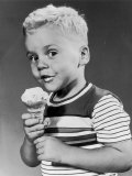 Boy Eating an Icecream