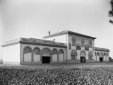 Farm Houses on the Pianura Padana  During the Reclamation Consortium in the Sillaro River