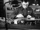 Worker at the Newspaper Printing Facility of the Daily Il Resto Del Carlino of Bologna