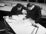 Engineers at Work in the Giordani Company  Producer of Baby Carriages and Bicycles