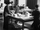 Workers in Newspaper Printing Facility of Daily Il Resto Del Carlino of Bologna Preparing Delivery