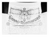 Billboard Advertising Amaro Montenegro  Produced by the Cobianchi Stanislao Distillery  Bologna