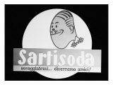 Billboard Advertising Sartisoda  Produced by the Luigi Sarti and Figli Distillery Company  Bologna