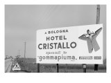 Billboard Advertising the Gommapiuma Mattresses of the Pirelli SAPSA Company in Milan