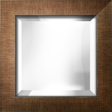 Brushed Bronze Bevel Mirror