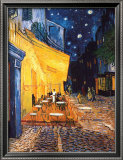 The Cafe Terrace on the Place du Forum  Arles  at Night  c1888