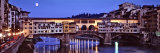 Bridge across Arno River  Ponte Vecchio  Florence  Tuscany  Italy