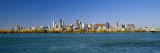 View of Montreal Skyline and the Saint Lawrence River with Mount Royal  Montreal  Quebec  Canada