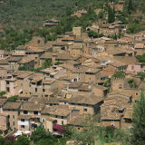 Houses in the Village of Fornalutx on Majorca  Balearic Islands  Spain  Europe