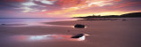 Embleton Bay at Sunrise  Dunstanburgh Castle in the Distance  Near Alwick  Northumberland  England