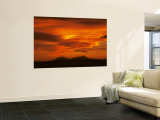 Brilliant Sunset over Spanish Peaks of Colorado