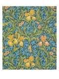 Iris Wallpaper  Paper  England  Late 19th Century