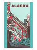 Alaska Building with Tlingit Motifs