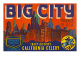 Big City Celery Crate Label