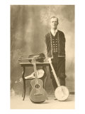 Armless Man with Stringed Instruments