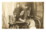 Trumpeter and Trombone Player