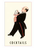 English Butler with Martini Shaker