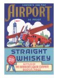 Airport Strait Whiskey Label