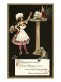 French Maid Toasting Skull