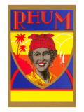 Rhum  Black Woman with Headscarf