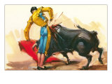 Bullfighting Scene