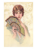 Woman Portrait with Fan