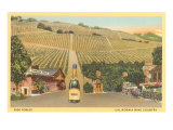 California Bottle of Champagne in Street  Paso Robles  California Wine Country