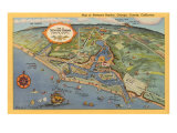 Map of Newport Harbor