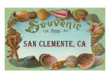 Shell Border Souvenir from San Clemente