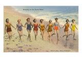 Bathing Beauties on Beach  Ventura