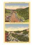 Two Views of Hot Springs  Arkansas