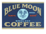 Blue Moon Coffee Label