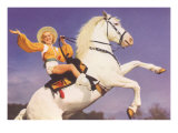 Bare-Legged Horsewoman