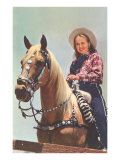 Cowgirl on Palomino