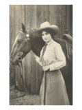 Cowgirl and Horse